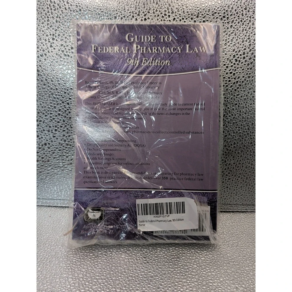 Guide to Federal Pharmacy Law, 9th Edition